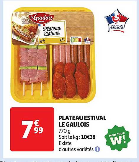 PLATEAU ESTIVAL LE GAULOIS