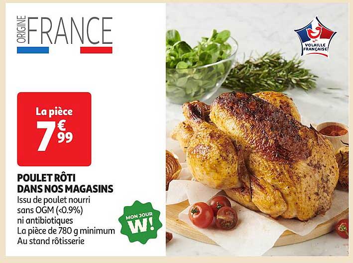 POULET RÔTI DANS NOS MAGASINS