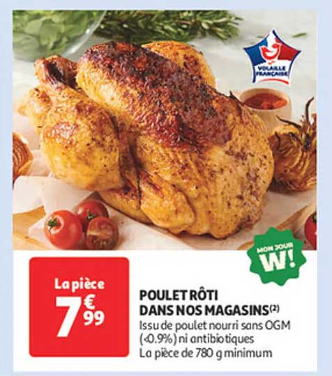 POULET RÔTI DANS NOS MAGASINS