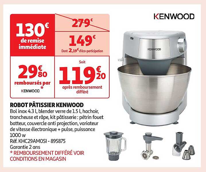 ROBOT PÂTISSIER KENWOOD