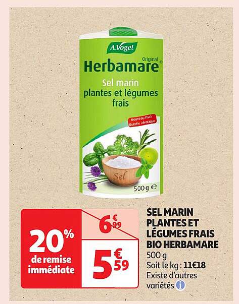 SEL MARIN PLANTES ET LÉGUMES FRAIS BIO HERBAMARE