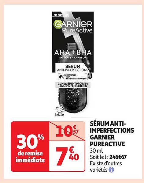 SÉRUM ANTI-IMPURITÉS GARNIER PUREACTIVE