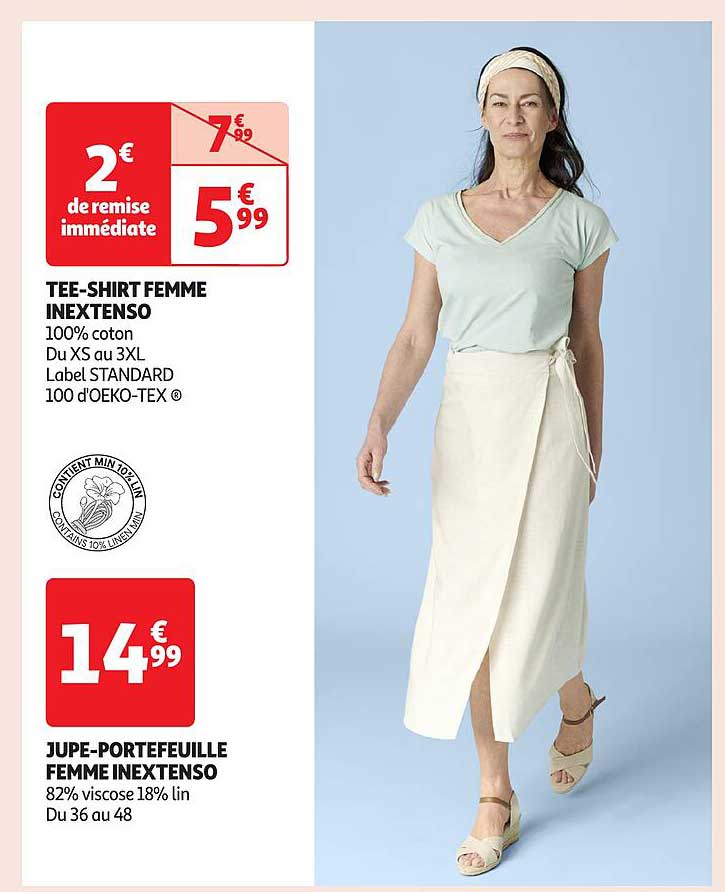 TEE-SHIRT FEMME INEXTENSO