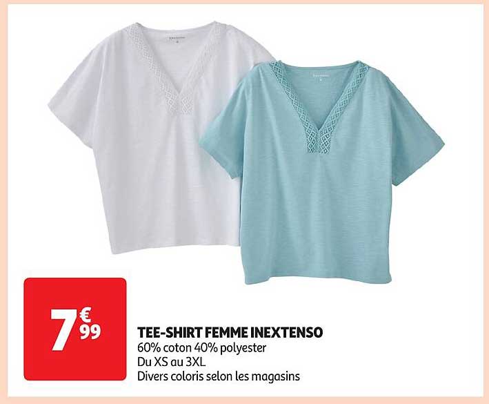 TEE-SHIRT FEMME INEXTENSO