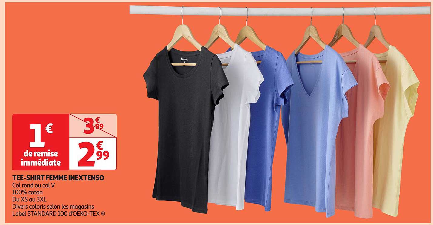 TEE-SHIRT FEMME INEXTENSO