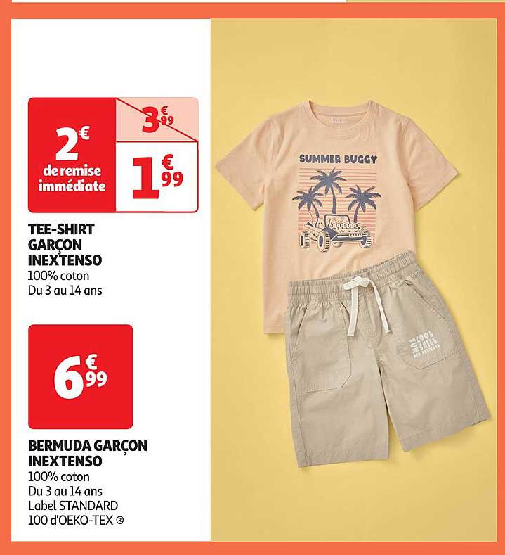 TEE-SHIRT GARCON INEXTENSO