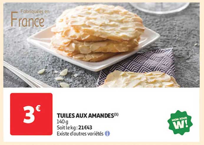 TUILES AUX AMANDES