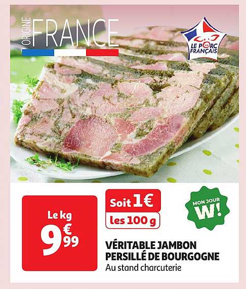 VÉRITABLE JAMBON PERSILLÉ DE BOURGOGNE