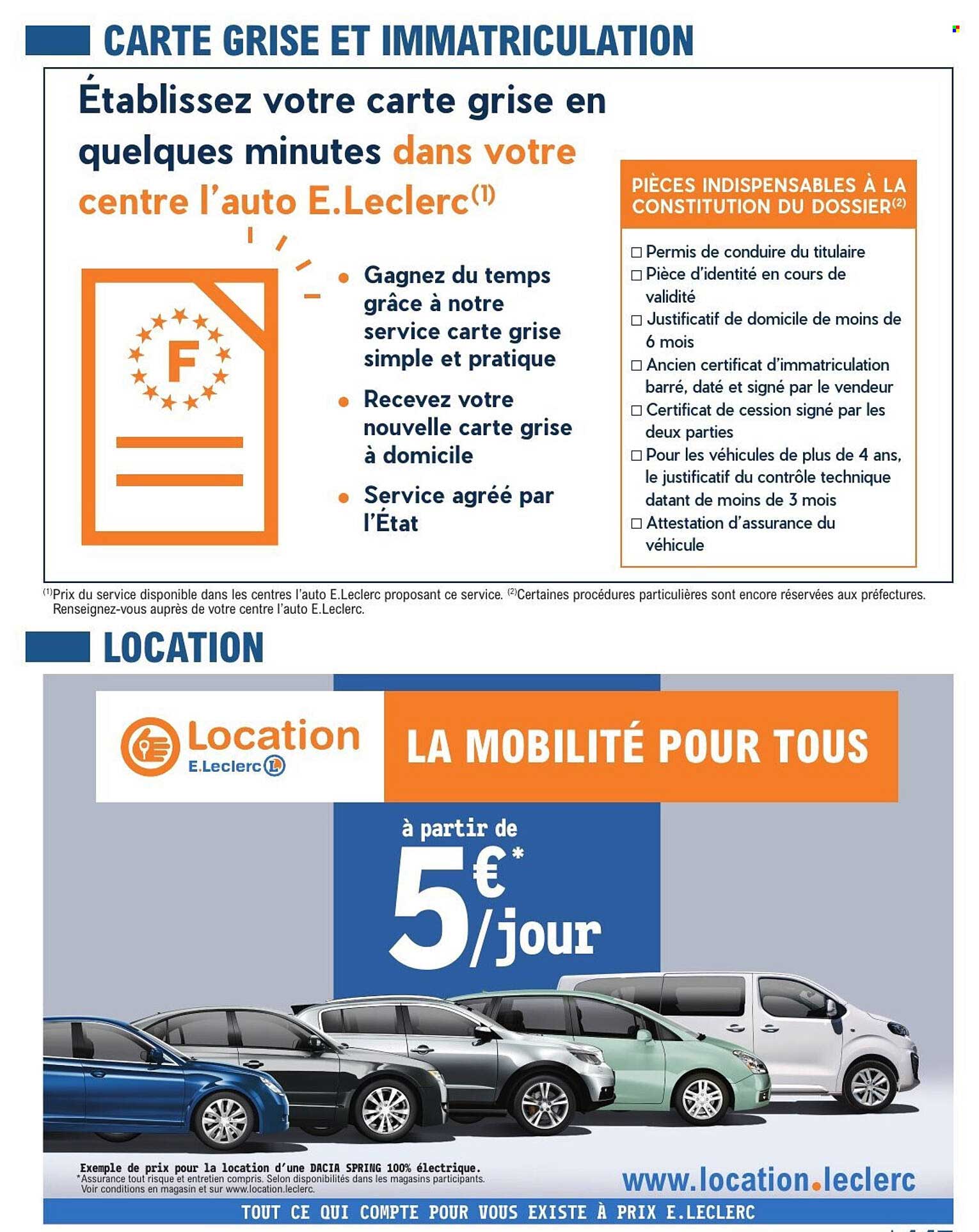 à partir de 5€/jour