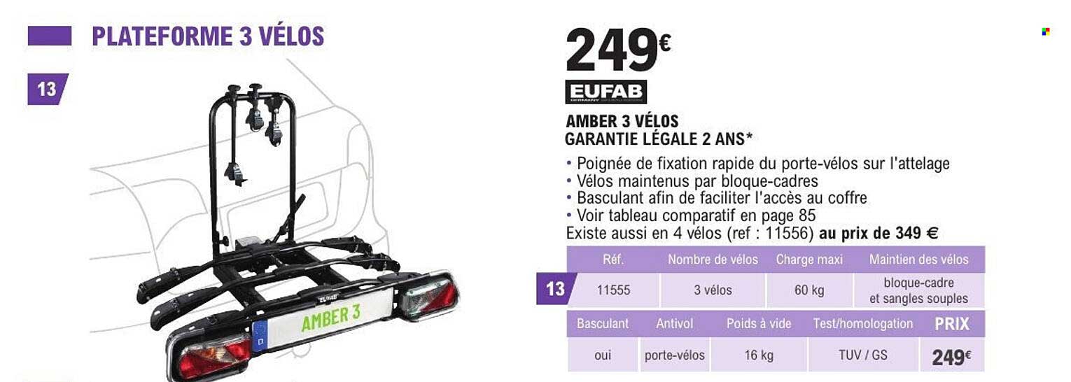 AMBER 3 VÉLOS