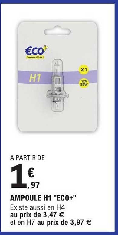 AMPOULE H1 "ECO+"