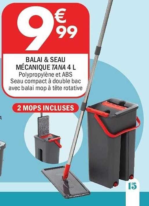 BALAi & SEAU MÉCANIQUE TANA 4 L