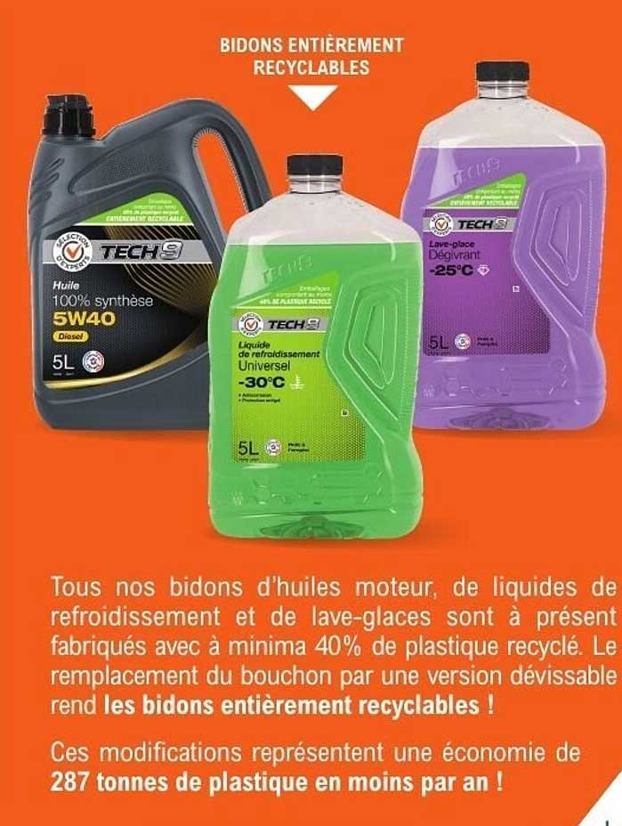 BIDONS ENTIÈREMENT RECYCLABLES