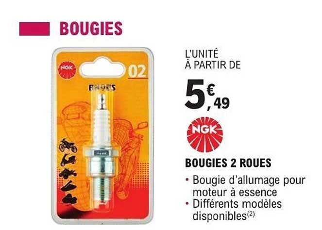 BOUGIES 2 ROUES