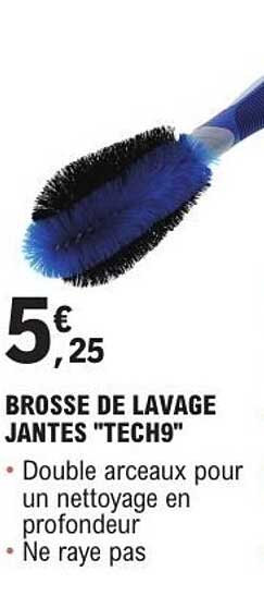 BROSSE DE LAVAGE JANTES "TECH9"
