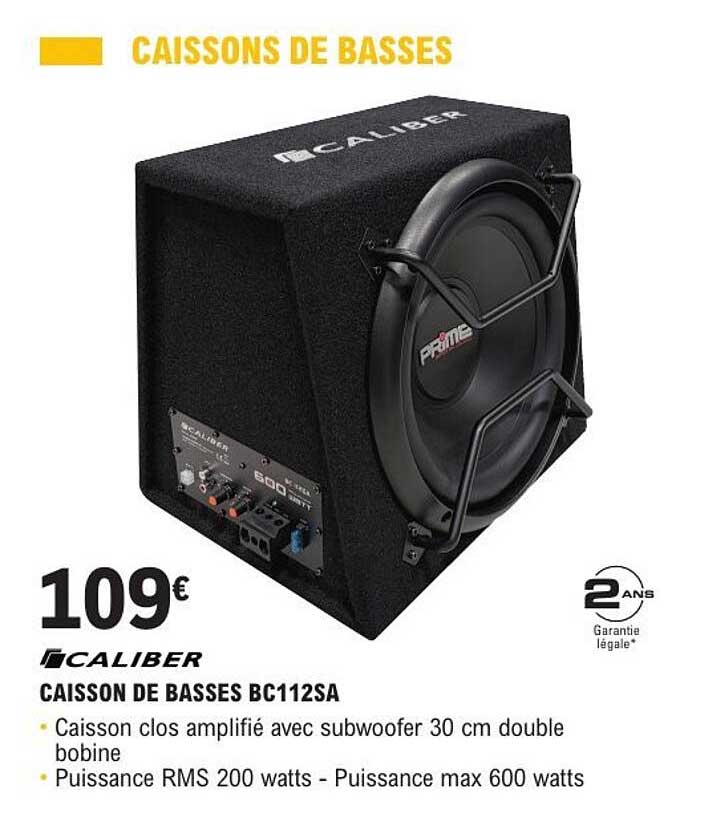 CAISSON DE BASSES BC112SA