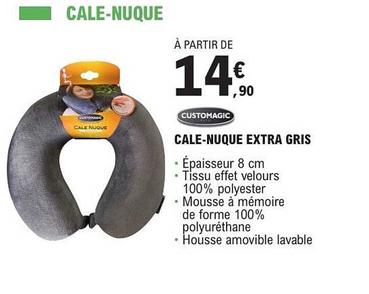 CALE-NUQUE EXTRA GRIS