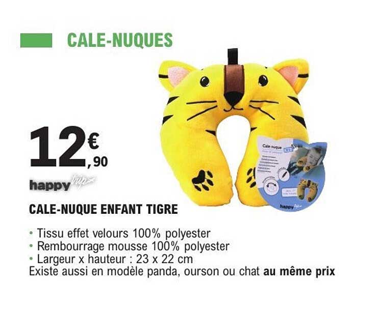 CALE-NUQUES ENFANT TIGRE