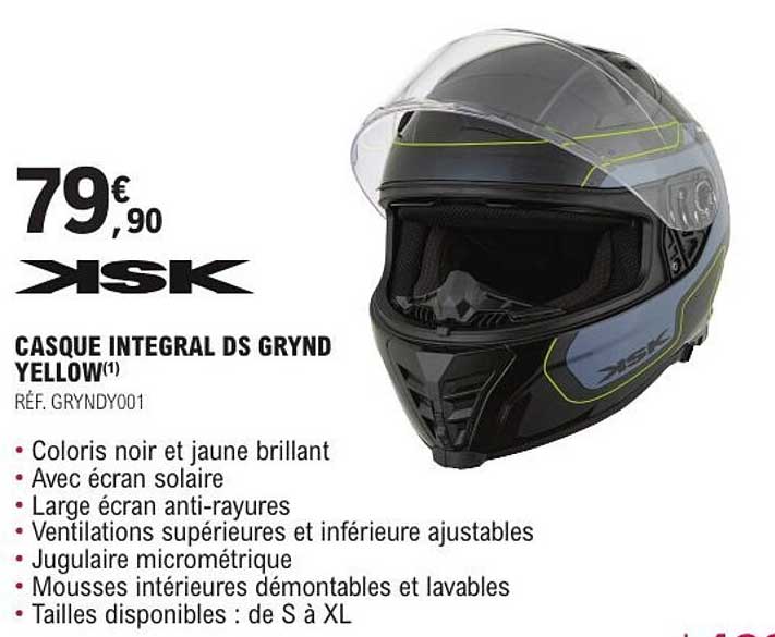 CASQUE INTEGRAL DS GRYND YELLOW(1)