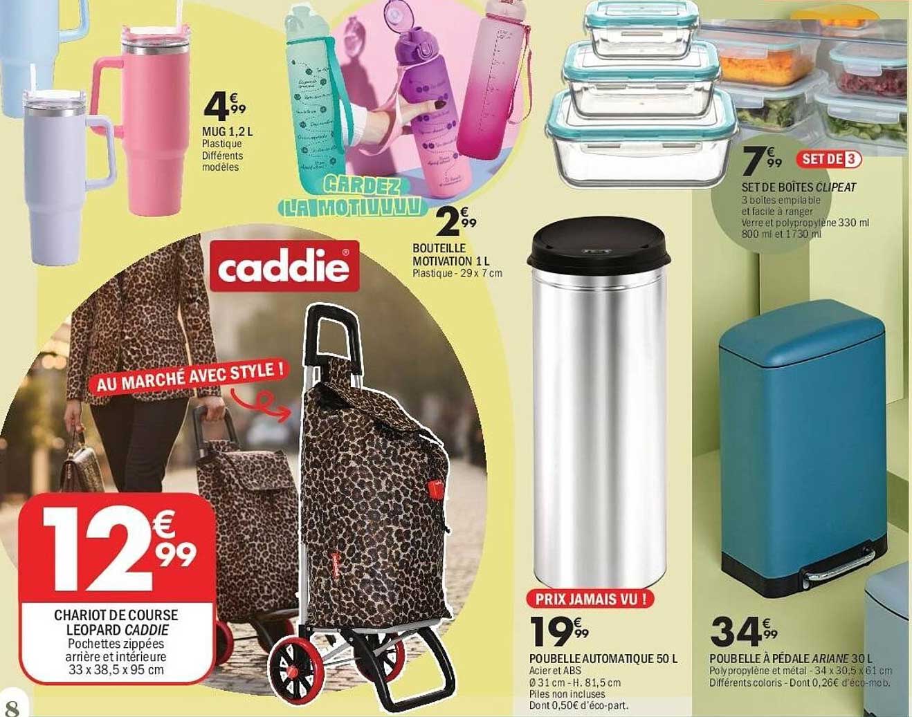 Promo Chariot De Course Leopard Caddie chez La Foir'Fouille ...