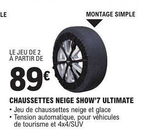 CHAUSSETTES NEIGE SHOW’7 ULTIMATE