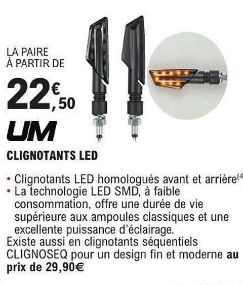CLIGNOTANTS LED