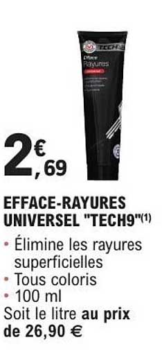 EFFACE-RAYURES UNIVERSEL "TECH9"(1)