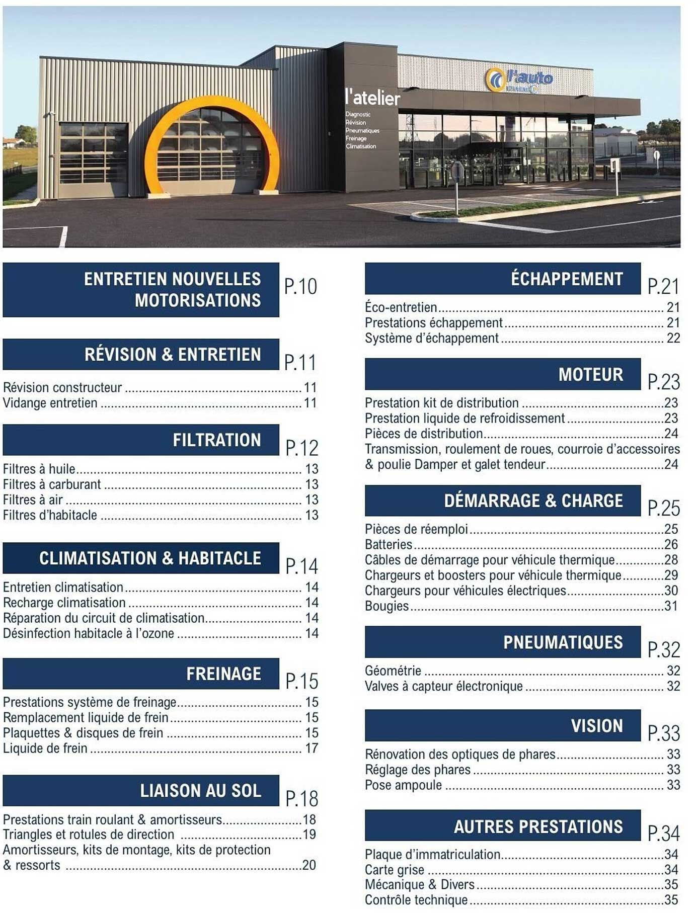 ENTRETIEN NOUVELLES MOTORISATIONS
