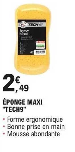 ÉPONGE MAXI "TECH9"