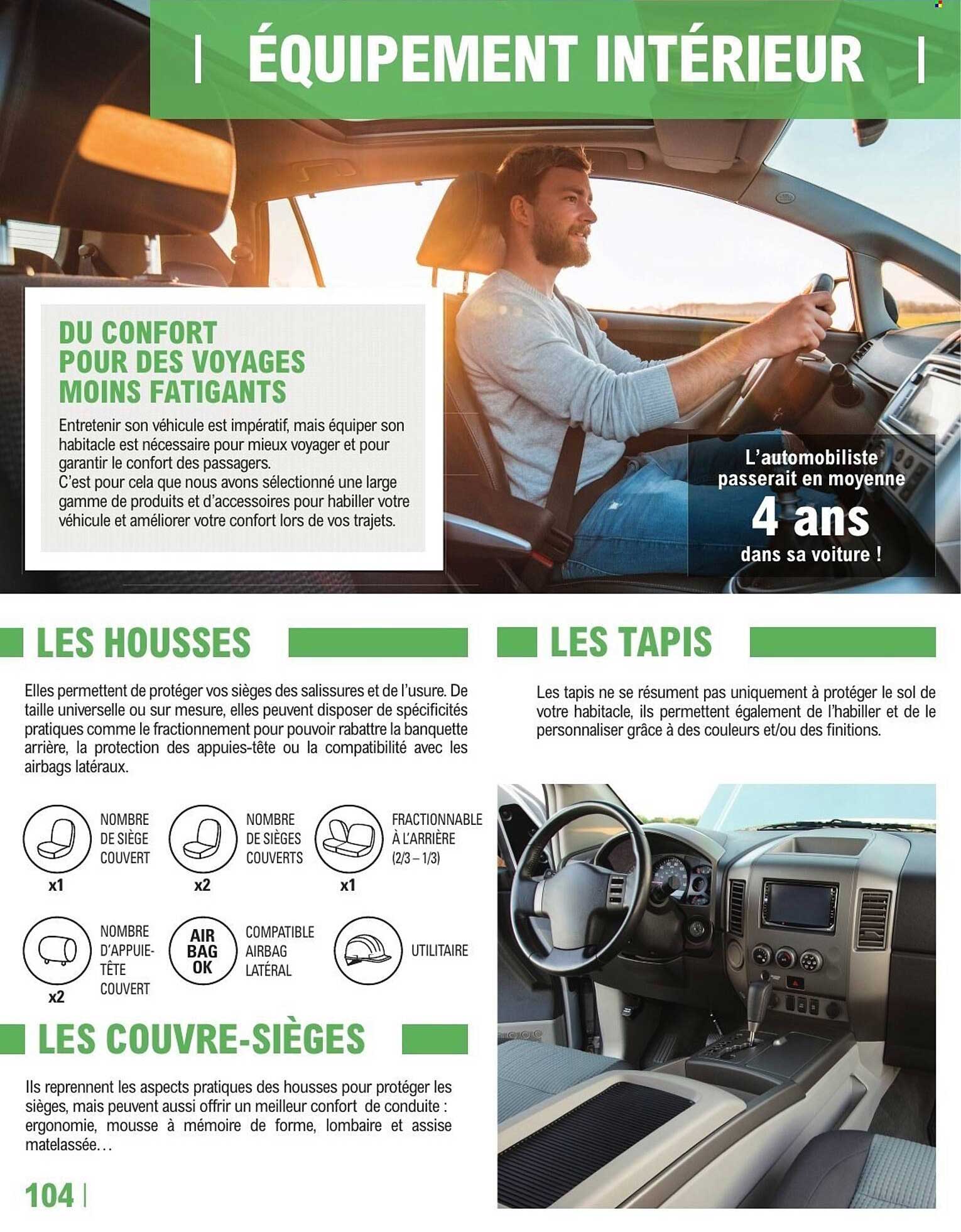 ÉQUIPEMENT INTÉRIEUR