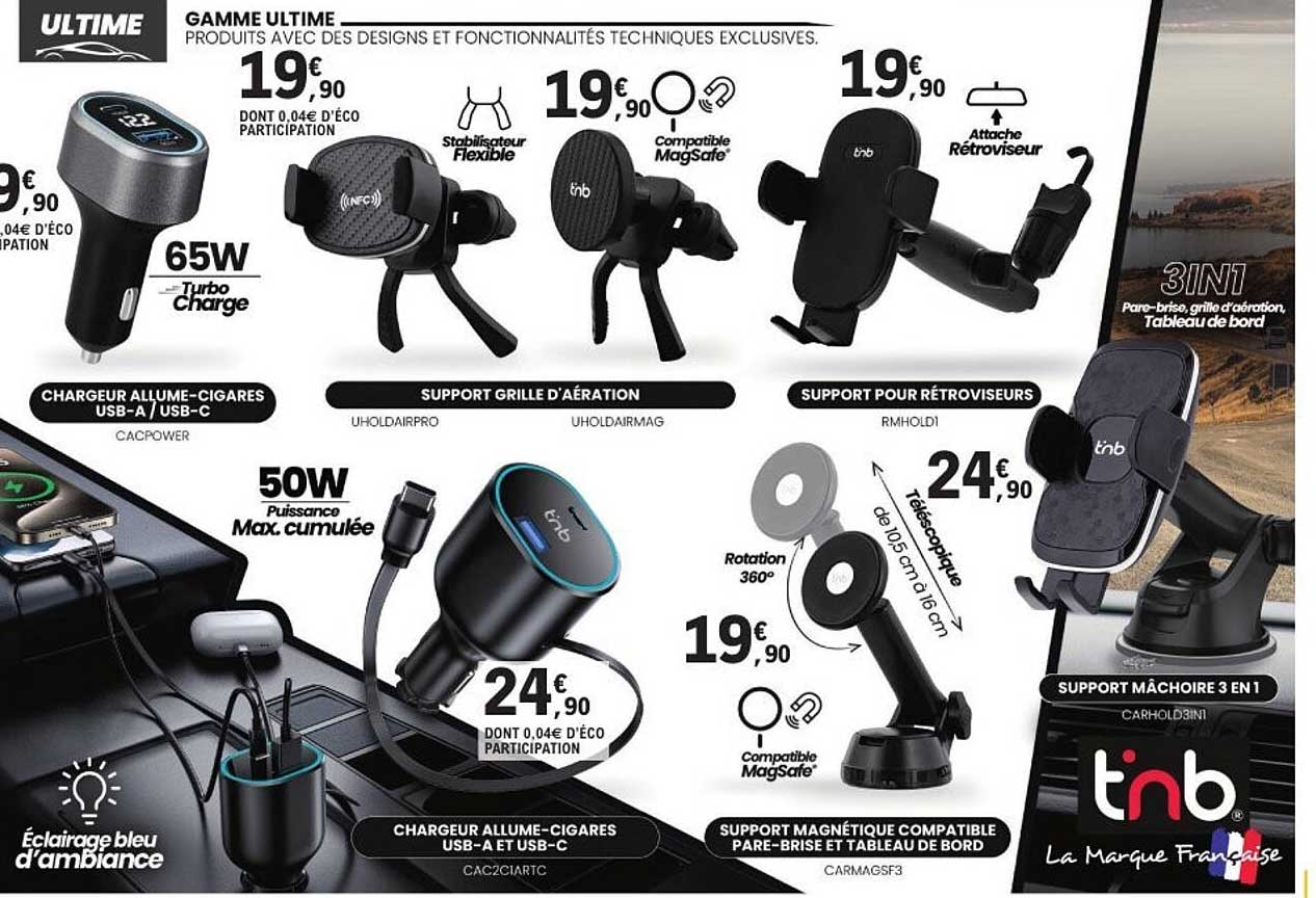 GAMME ULTIME PRODUITS AVEC DES DESIGNS ET FONCTIONNALITÉS TECHNIQUES EXCLUSIVES.