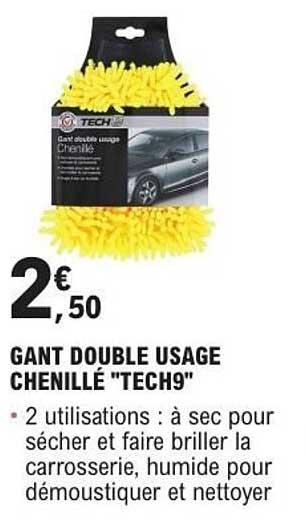 GANT DOUBLE USAGE CHENILLÉ "TECH9"