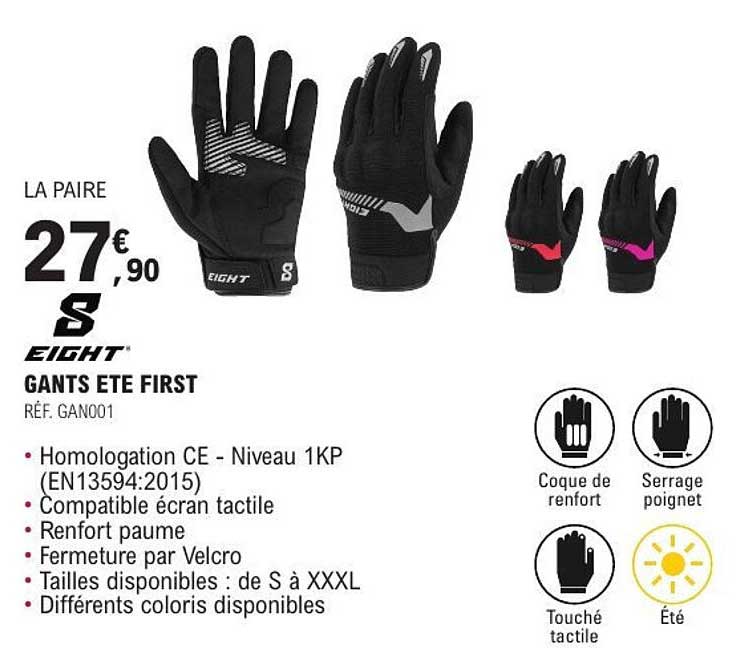 GANTS ETE FIRST