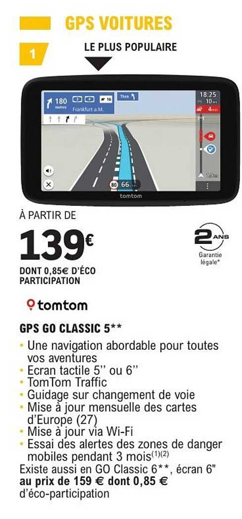 GPS VOITURES LE PLUS POPULAIRE