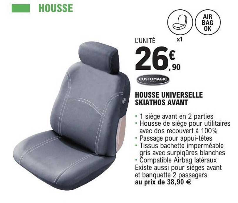 HOUSSE UNIVERSELLE SKIATHOS AVANT