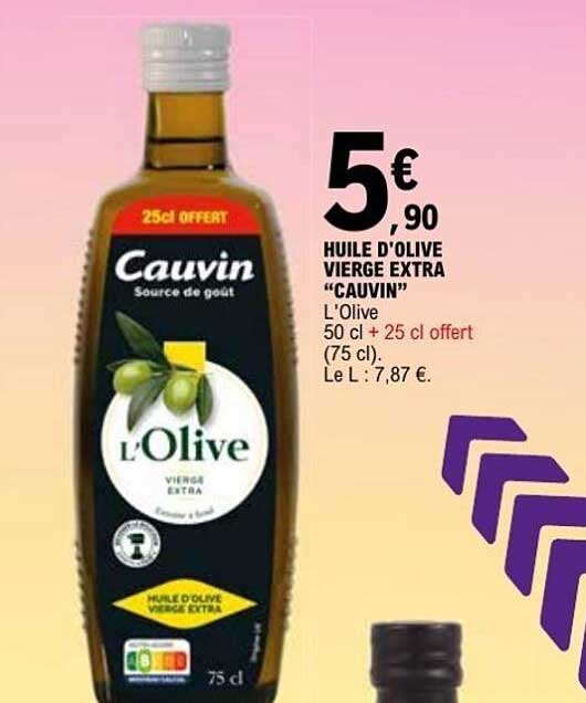 HUILE D'OLIVE VIERGE EXTRA “CAUVIN”