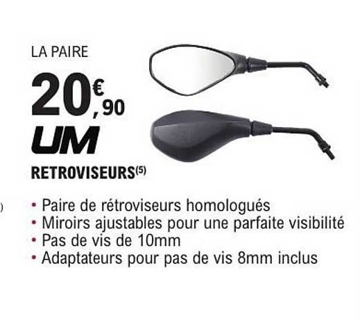 LA PAIRE 20€90 UM RETROVISEURS(5)