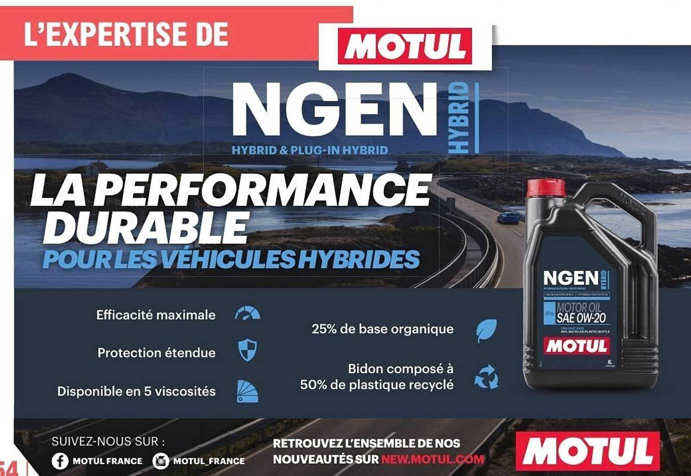LA PERFORMANCE DURABLE POUR LES VÉHICULES HYBRIDES