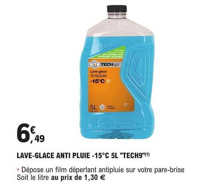 LAVE-GLACE ANTI PLUIE -15°C 5L "TECH9"(1)
