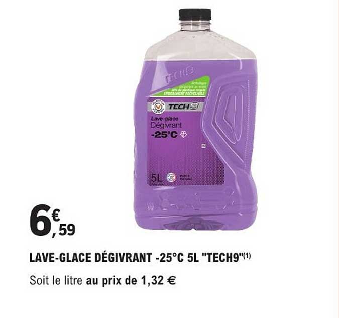 LAVE-GLACE DÉGIVRANT -25°C 5L "TECH9"(1)