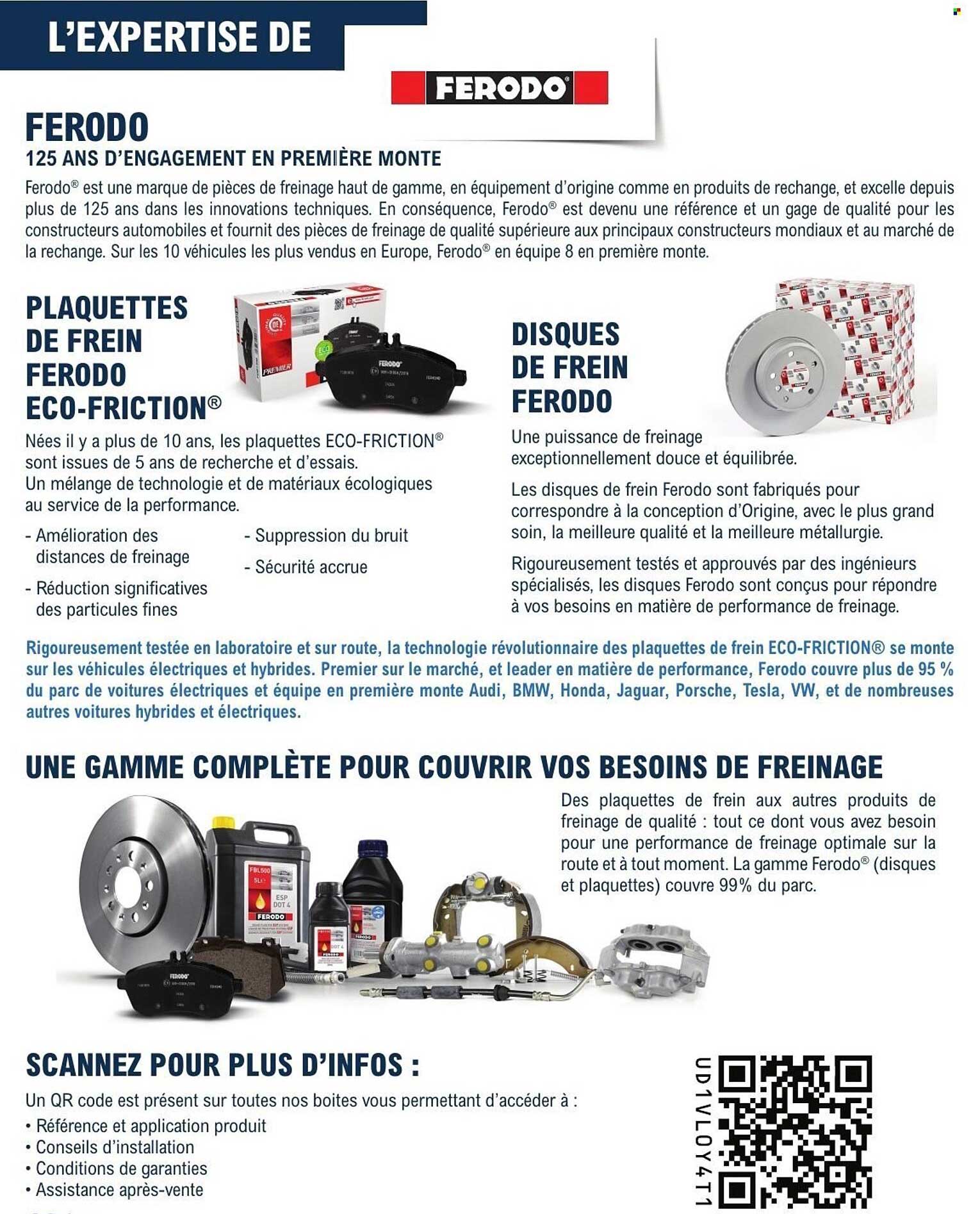 L’EXPERTISE DE FERODO