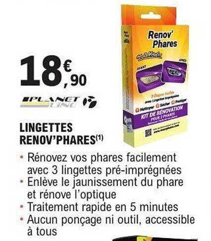 LINGETTES RENOV'PHARES(1)