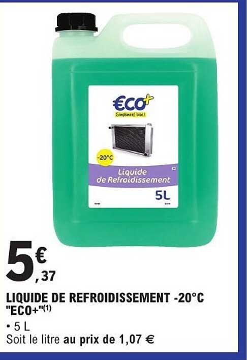 LIQUIDE DE REFROIDISSEMENT -20°C "ECO+"(1)