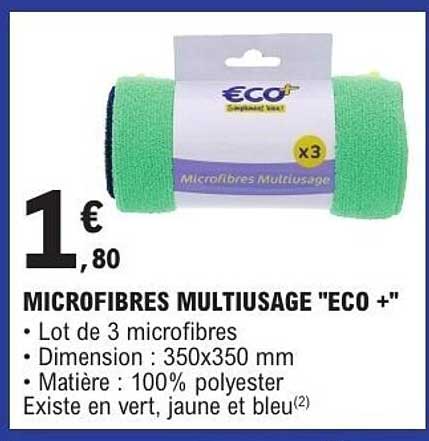 MICROFIBRES MULTIUSAGE "ECO +"