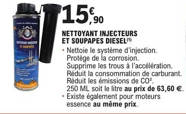 NETTOYANT INJECTEURS ET SOUPAPES DIESEL(1)