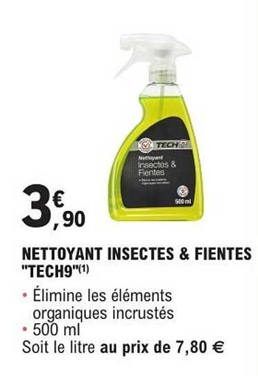 NETTOYANT INSECTES & FIENTES "TECH9"(1)