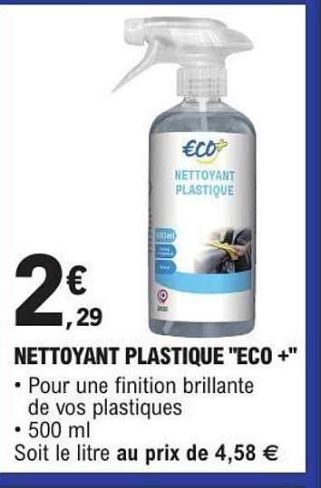 NETTOYANT PLASTIQUE "ECO +"