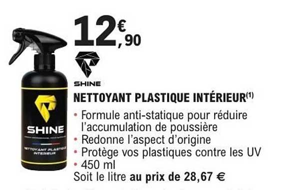 NETTOYANT PLASTIQUE INTÉRIEUR(1)