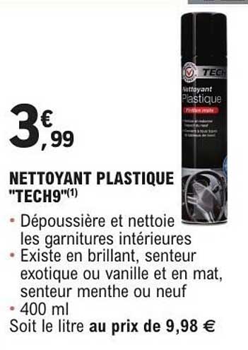 NETTOYANT PLASTIQUE "TECH9"(1)