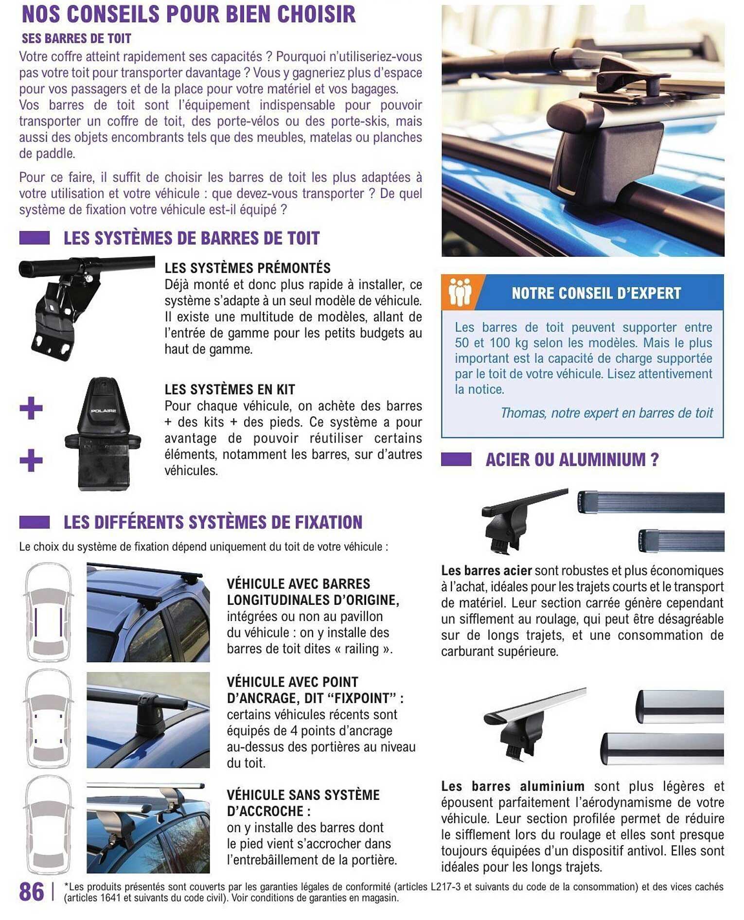 NOS CONSEILS POUR BIEN CHOISIR